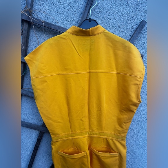 Figs Rafaela Cargo ScrubJumpsuit™ In Yellow New with Tags! - Picture 3 of 9